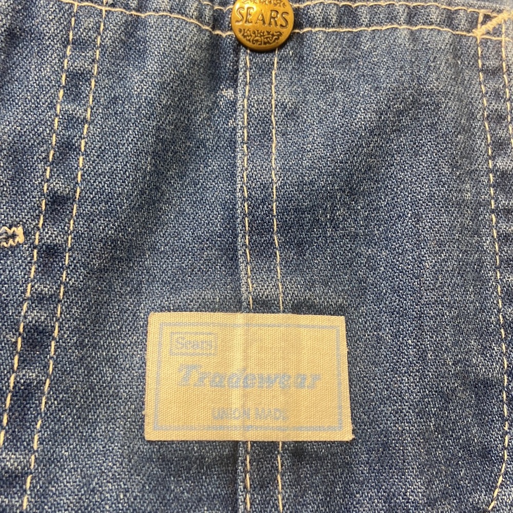 Sears Tradewear Union Made Denim‎ Overalls. Vintage. - Picture 6 of 11